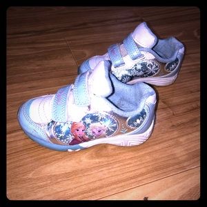 Frozen Light Up Sneakers Size 7